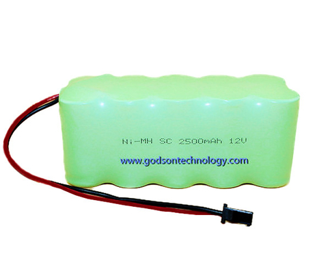 Pin đèn thoát hiểm khẩn cấp có thể sạc lại Pin NiMH 12V SC 2500mAh