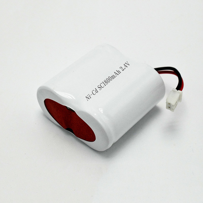 SC1800mah Đèn khẩn cấp Ni Cd Gói pin 2,4 Volt