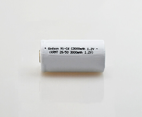 C3000mAh Loại pin NiCd 1.2 V cho đèn chiếu sáng khẩn cấp