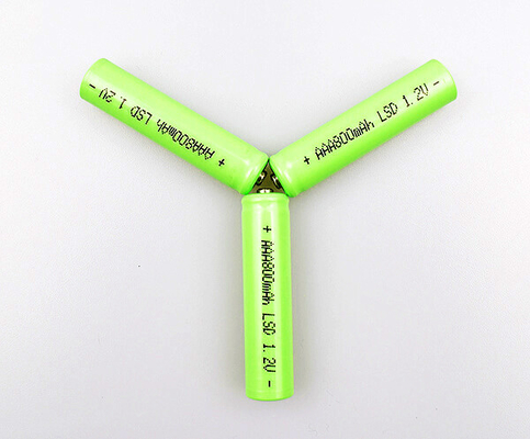 Tế bào pin AAA 800mAh 1.2V Ni Mh cho đèn chiếu sáng khẩn cấp