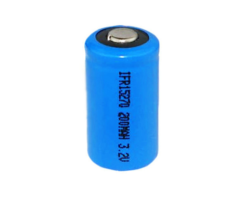 Màu xanh Sản phẩm có thể sạc lại 3.2V LiFePO4 pin IFR15270 200mAh