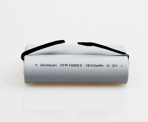 1500mAh 3.2 V Pin Lithium Sắt Phosphate Đèn khẩn cấp 18650 Single Stick