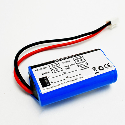 Bộ pin có thể sạc lại 1500 MAh LiFePO4 6.4V Loại Side By Side