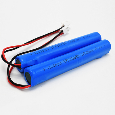 Có thể sạc lại Exit Sign Thay thế pin 6.4V 1600mAh LiFePO4