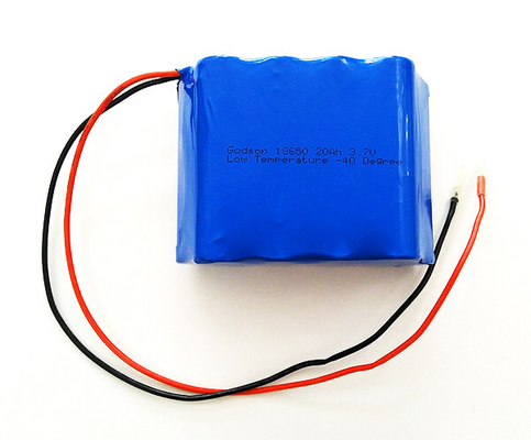 Đèn chiếu sáng khẩn cấp Pin Lithium Cell nhiệt độ thấp 3.7 V ICR18650 20Ah