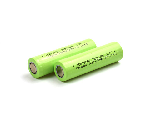 Pin Lithium Sắt có thể sạc lại 2200mAh ICR18650 3.7V Lithium Ion