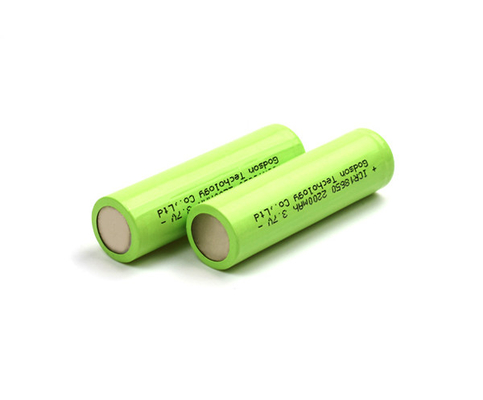 Pin Lithium Sắt có thể sạc lại 2200mAh ICR18650 3.7V Lithium Ion
