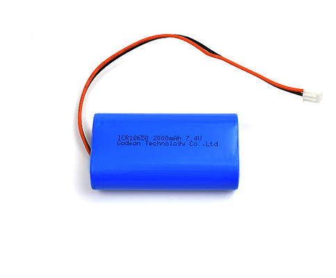 ICR 18650 Pin Lithium khẩn cấp 2000mAh 7.4 V Thân thiện với môi trường