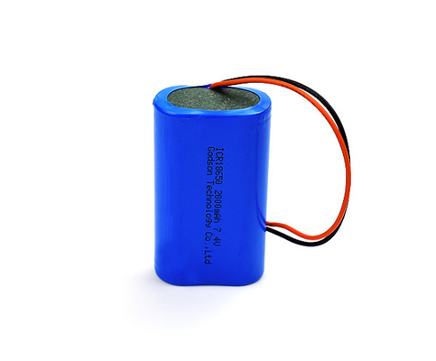 ICR 18650 Pin Lithium khẩn cấp 2000mAh 7.4 V Thân thiện với môi trường