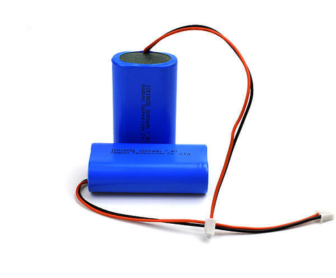 ICR 18650 Pin Lithium khẩn cấp 2000mAh 7.4 V Thân thiện với môi trường