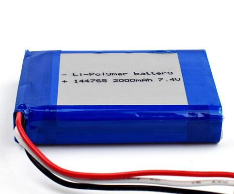 Pin Lithium Polymer 144765 2000mAh 7.4V để chiếu sáng khẩn cấp