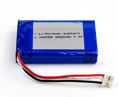 Pin Lithium Polymer 144765 2000mAh 7.4V để chiếu sáng khẩn cấp