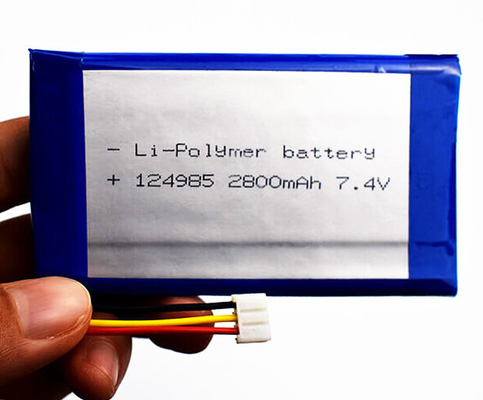 OEM pin Li-ion 124985 2800mAh 7,4 V Lithium Polymer Trọng lượng nhẹ