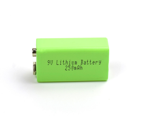 Chiếu sáng khẩn cấp Pin Lithium 9V 250mAh Nhiệt độ thấp với USB