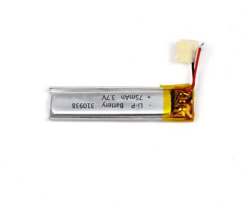 Pin Li-Polymer khẩn cấp 310938 75mAh 3.7V có đầu nối