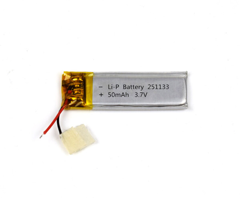 Pin Lithium Polymer 251133 50mAh 3.7V với vòng đời tốt