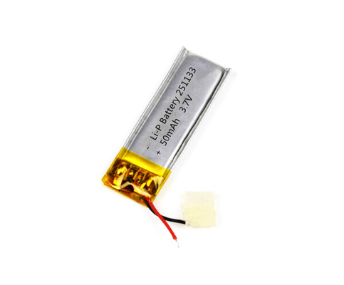 Pin Lithium Polymer 251133 50mAh 3.7V với vòng đời tốt