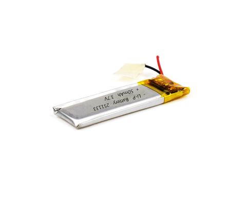 Pin Lithium Polymer 251133 50mAh 3.7V với vòng đời tốt