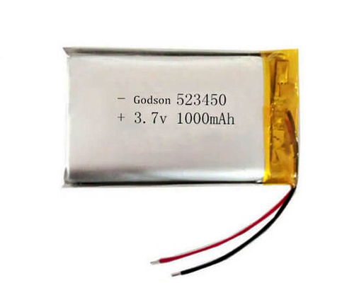 18g 3,7 Volt 1000mAh Pin Lithium Polymer 523450 để chiếu sáng khẩn cấp