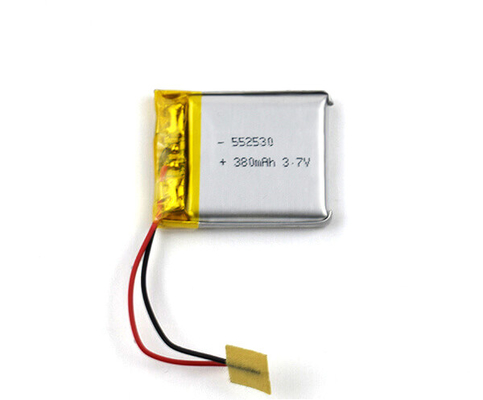 552530 Pin Lithium Ion Đèn khẩn cấp 380mAh 3.7V Lipo Pack