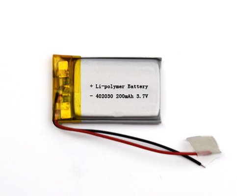 Đèn khẩn cấp pin Lithium Ion 200mAh 402030 3,7 Volt 10g