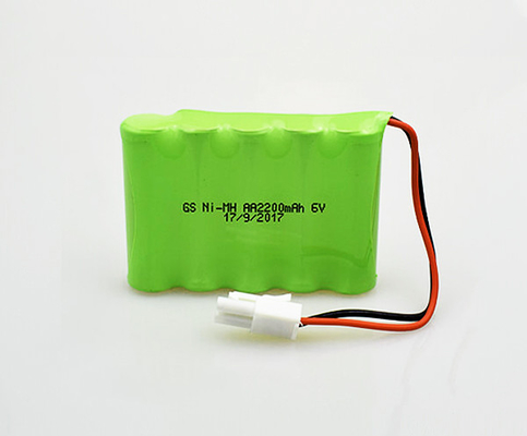 NiMH Dấu hiệu thoát hiểm khẩn cấp Pin AA 2200mAh 6V Nhiệt độ cao