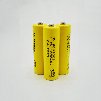 Pin sạc NiCd 1,2 Volt AA 1000mAh OEM Áo khoác tùy chỉnh