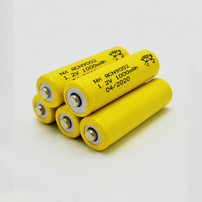 Pin sạc NiCd 1,2 Volt AA 1000mAh OEM Áo khoác tùy chỉnh