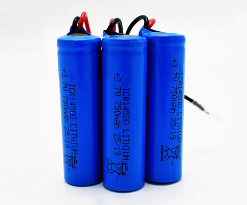 Pin Lithium 750mAh 3.7V ICR14500 không mùi với áo khoác PVC