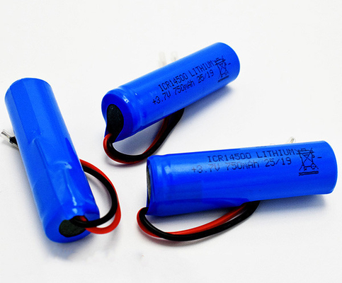 Pin Lithium 750mAh 3.7V ICR14500 không mùi với áo khoác PVC