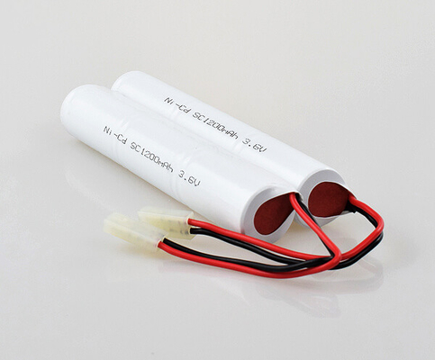 SC1200mAh 3,6 Volt Pin NiCd Gói di động Nickel Cadmium