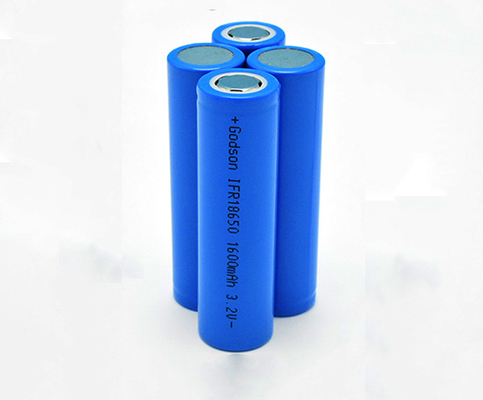 Pin đèn thoát lửa có thể sạc lại IFR 18650 3.2V 3C 1600mAh Pin Lithium
