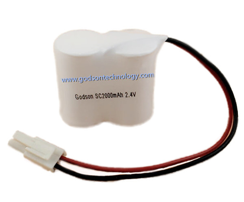 Bộ pin Nickel Cadmium SC2000mAh 2.4V Vòng đời 500 lần