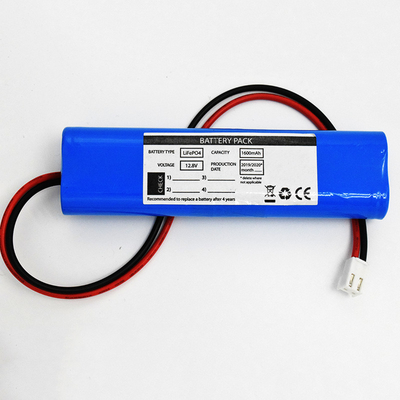 Lifepo4 Pin Lithium Fire Exit Light 18650 12.8V 1600mAh