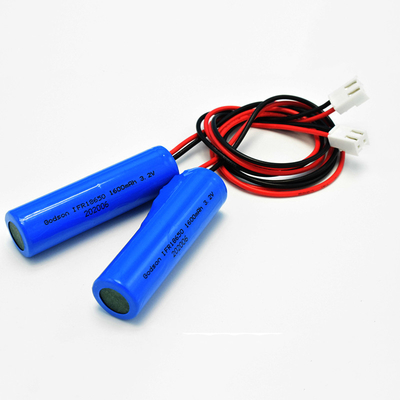 IFR18650 3.2V Pin ký hiệu thoát khẩn cấp 1600mAh Lifepo4 Lithium