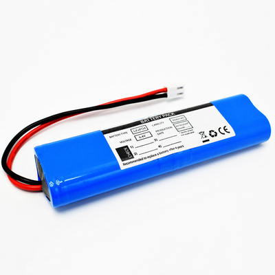 Pin chiếu sáng khẩn cấp Pin LiFePO4 3000mah 6.4V PVC xanh