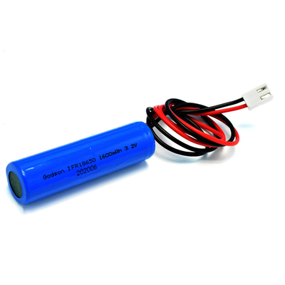 IFR18650 3.2V Pin ký hiệu thoát khẩn cấp 1600mAh Lifepo4 Lithium