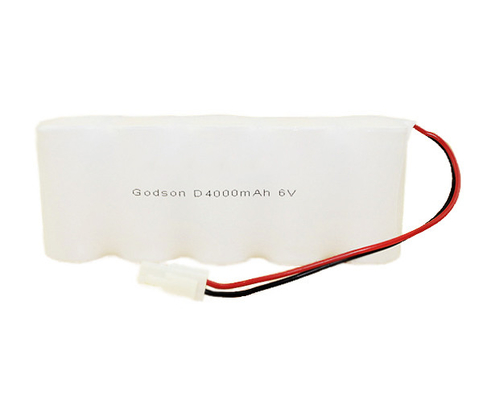 6.0 V Nickel Cadmium Pin có thể sạc lại D4000mAh 6 Volt Exit Light Pin