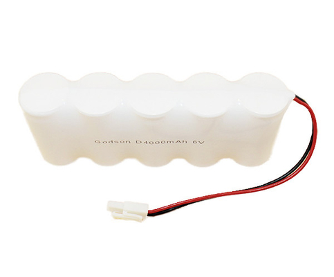 6.0 V Nickel Cadmium Pin có thể sạc lại D4000mAh 6 Volt Exit Light Pin