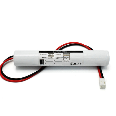 Pin đèn thoát hiểm khẩn cấp 3,6 V C2500mAh NiCd Pin 71g