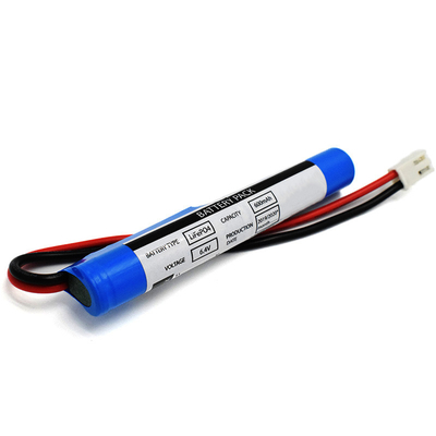 Pin LiFePO4 Loại thanh 6.4 V 600mAh Đầu nối JST VH 2P