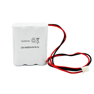 AA900mAh 3.6V Dấu hiệu thoát khẩn cấp Thay thế pin NiCd Áo khoác PVC